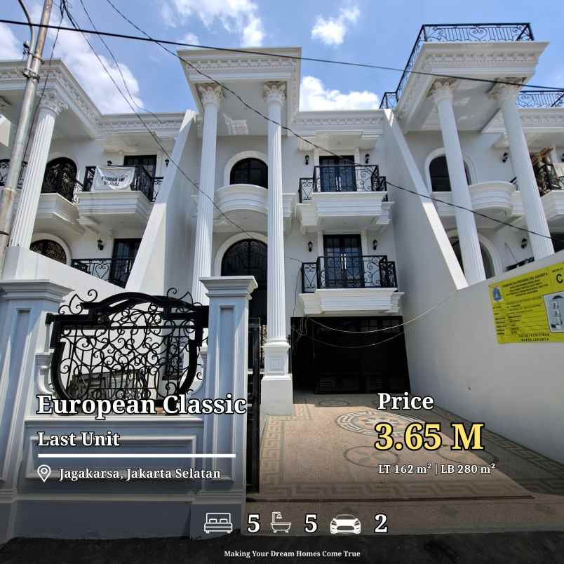 rumah mewah jagakarsa non cluster