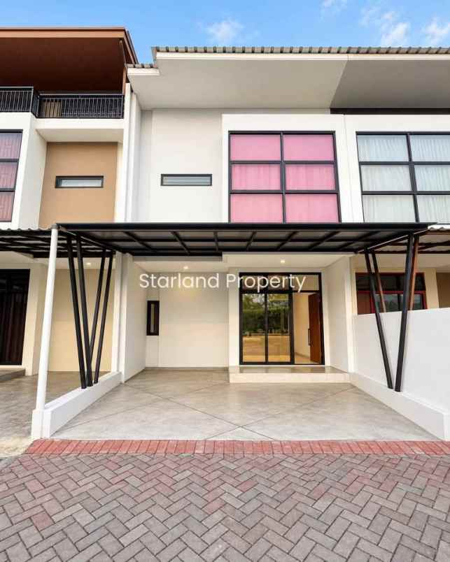 rumah modern tropical siap huni