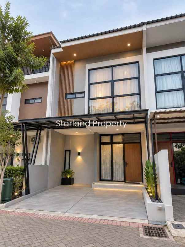 rumah modern tropical siap huni