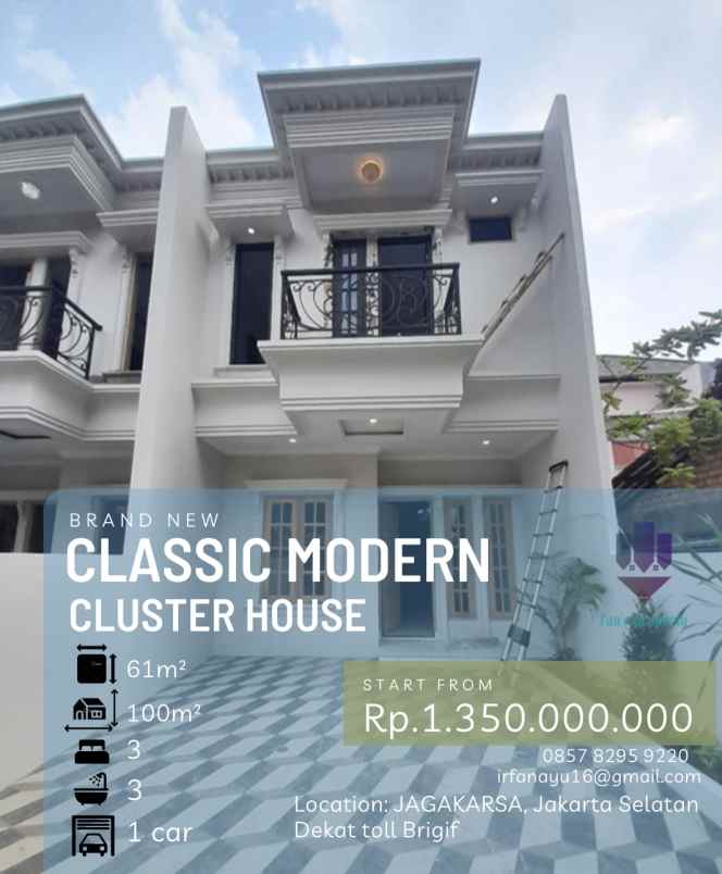 rumah murah dekat dengan toll brigif jagakarsa