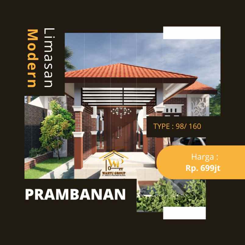 rumah murah etnik limasan view cantik di prambanan