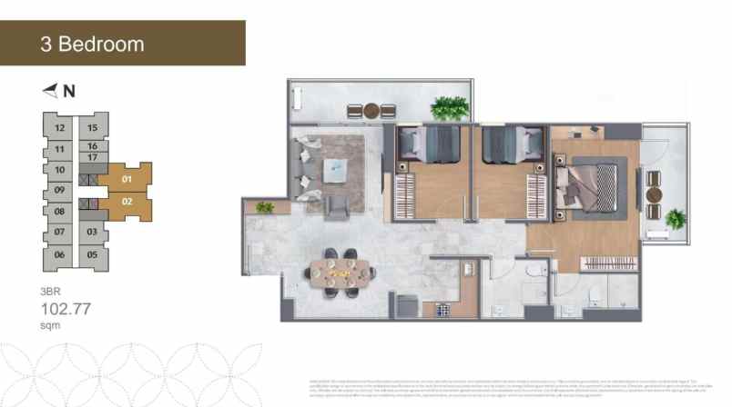soho asthana kemang luas minimal 115 sqm
