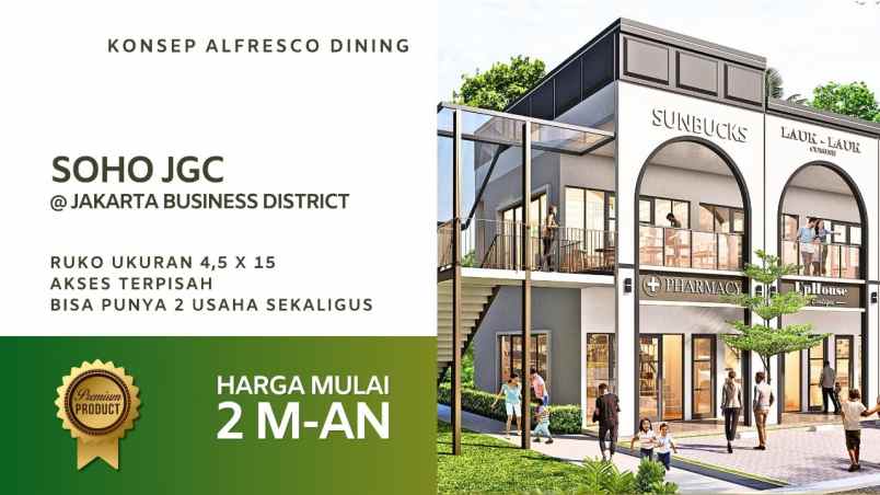 soho di kawasan jbd jakarta garden city