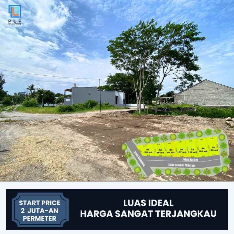 tanah dekat proliman bogem jl jogja solo