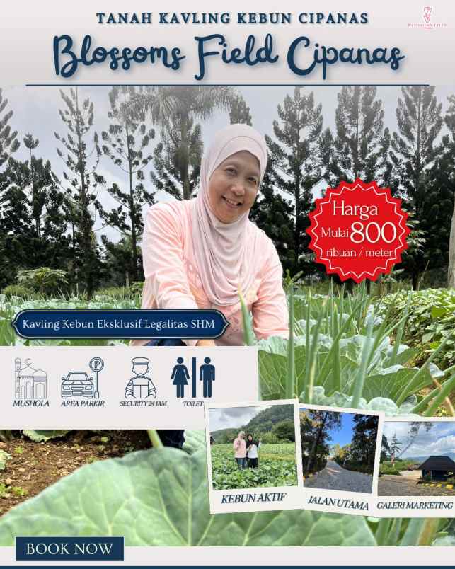 tanah kavling kebun di sukaresmi cianjur