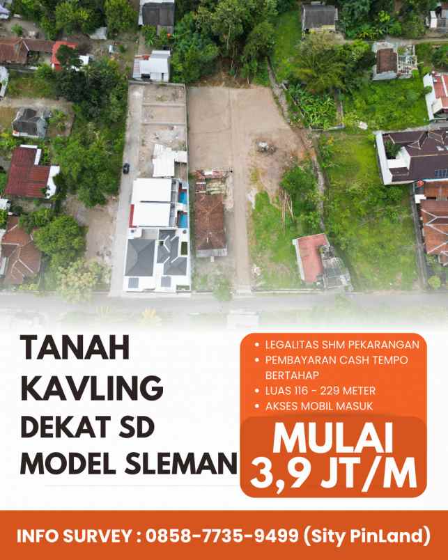 tanah kavling strategis di utara stadion maguwoharjo