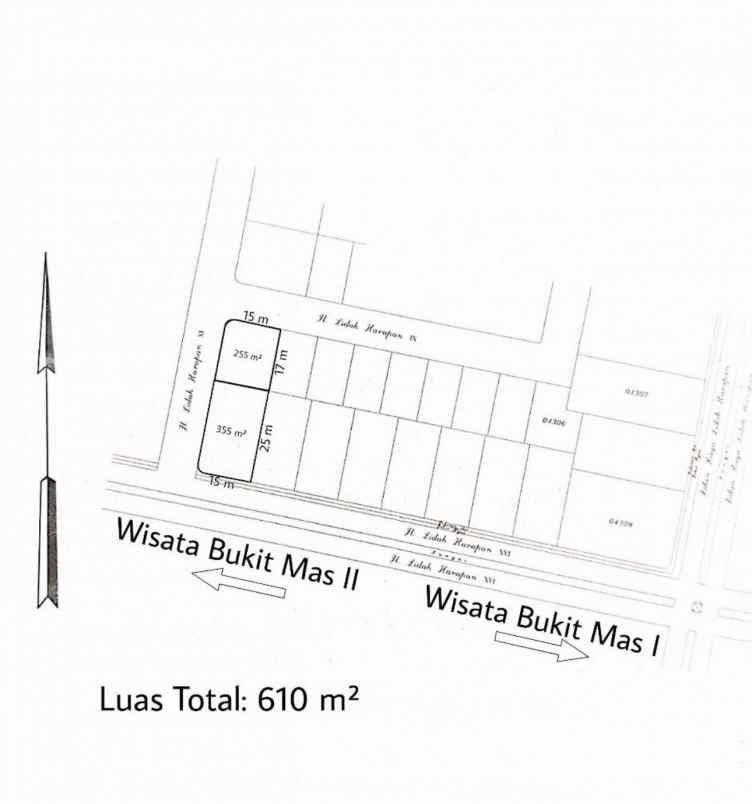 tanah lidah dekat wisata bukit mas surabaya barat