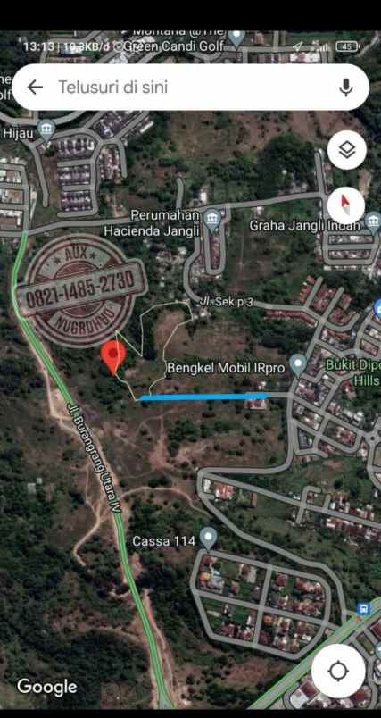 tanah shm di tembalang tanpa perantara