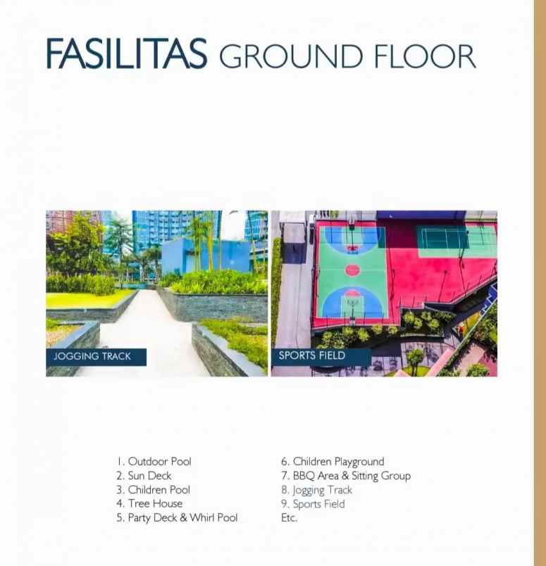 apartemen gold coast pik full furnished