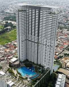 apartemen west vista studio full furnished kulkas