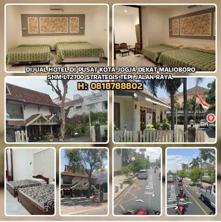 dijual hotel jl mayor suryotomo no 1
