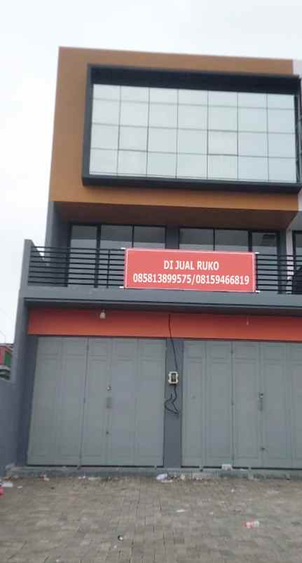 dijual ruko gudang kantor jalan karang tengah