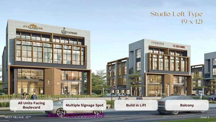 dijual ruko gudang kantor west village bsd