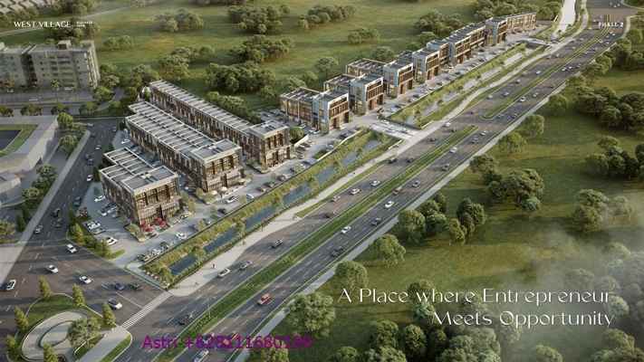 dijual ruko gudang kantor west village bsd