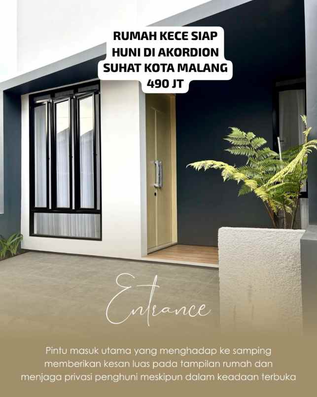 dijual rumah akordion