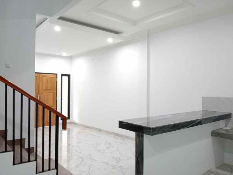 dijual rumah baru konsep scandinavian bintaro