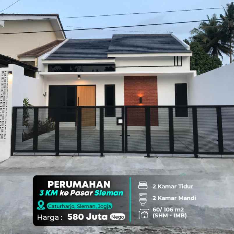 dijual rumah caturharjo