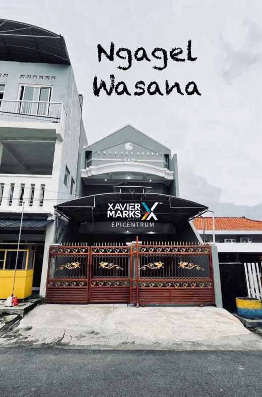 dijual rumah di ngagel wasana seperti baru super murah