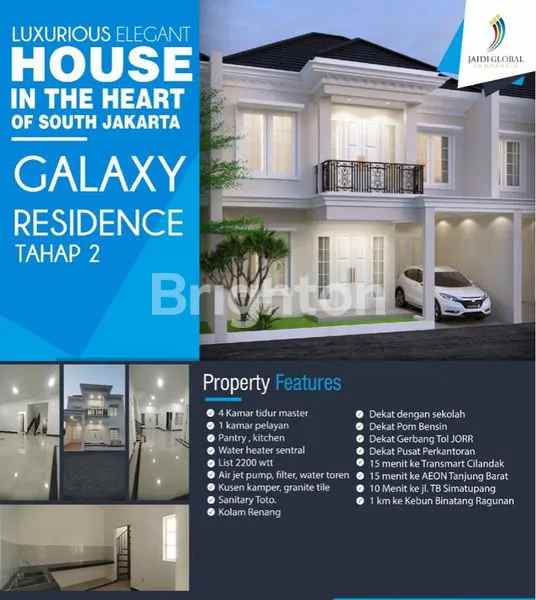 dijual rumah galaxy resident kebagusan