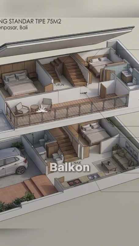 dijual rumah jalan drupadi