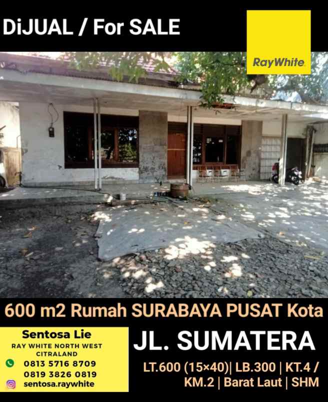 dijual rumah jalan sumatera