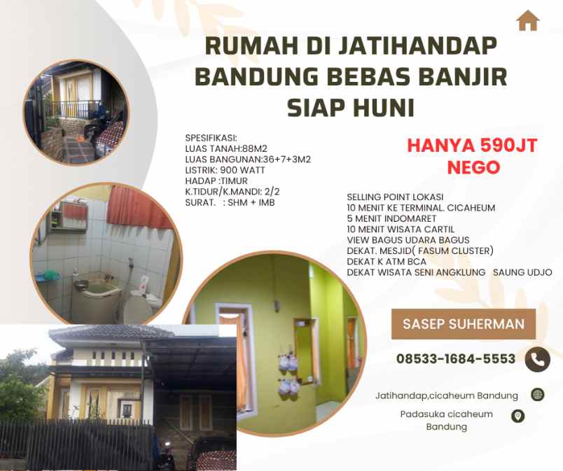 dijual rumah jatihandap mandalajati