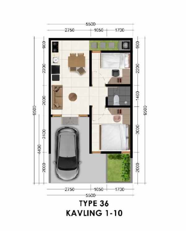 dijual rumah jatijajar simpangan depok