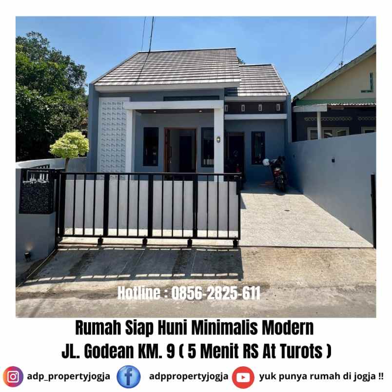 dijual rumah jl godean km 9 godean sleman