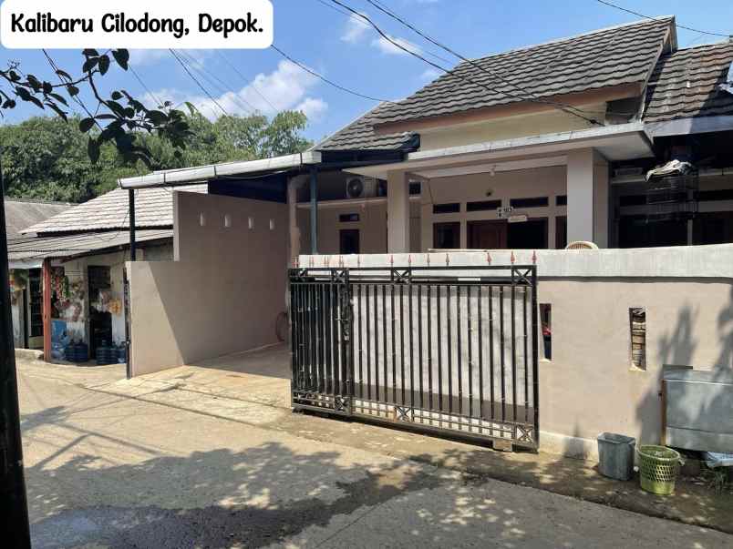 dijual rumah jl kalibaru cilodong depok