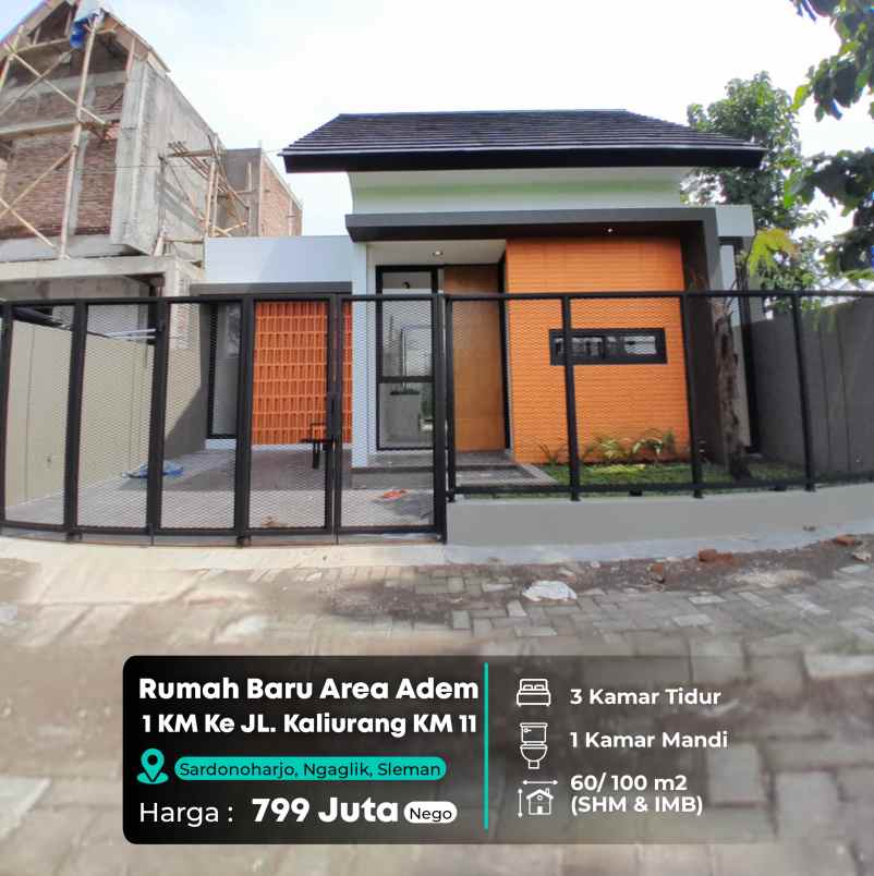 dijual rumah jl kaliurang km 11
