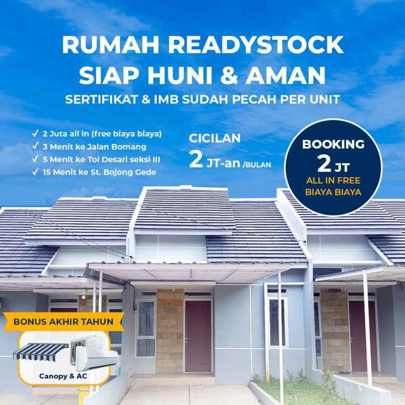 dijual rumah jl kampung karet