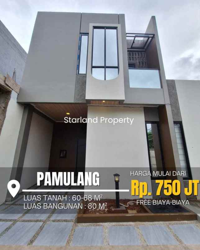 dijual rumah jl pamulang