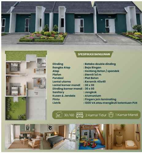 dijual rumah jl raya ciseeng kabupaten