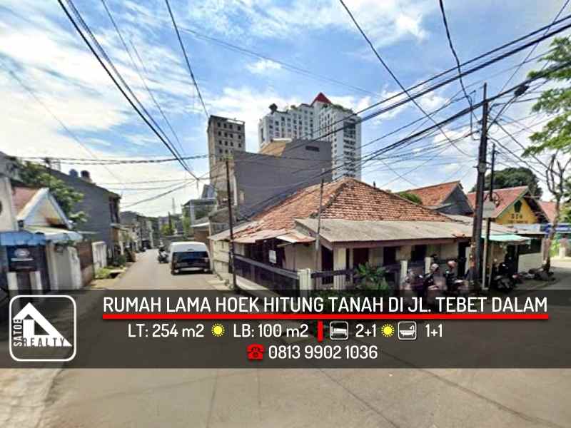 dijual rumah jl tebet dalam tebet