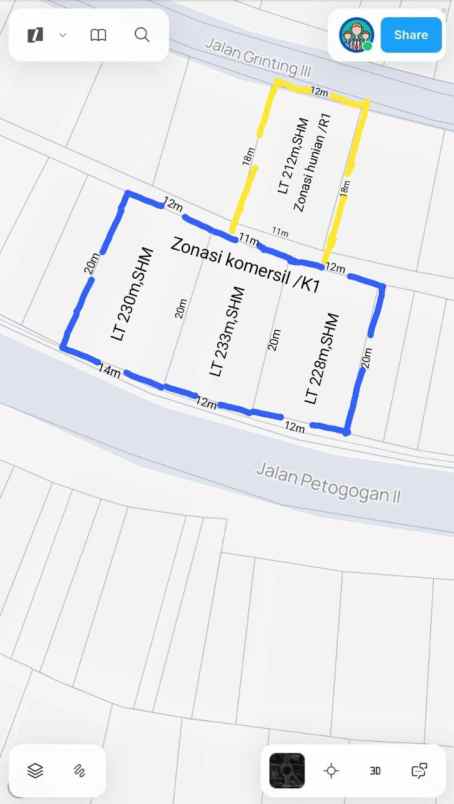 dijual rumah kel pulo