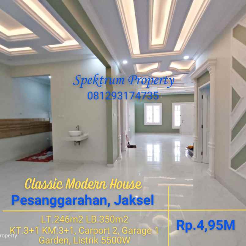 dijual rumah pesanggrahan jaksel