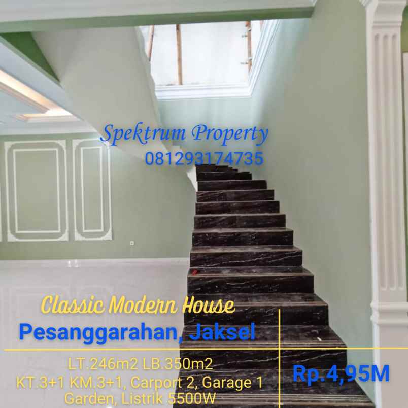 dijual rumah pesanggrahan jaksel