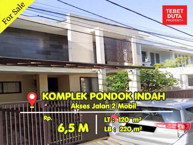 dijual rumah pondok indah