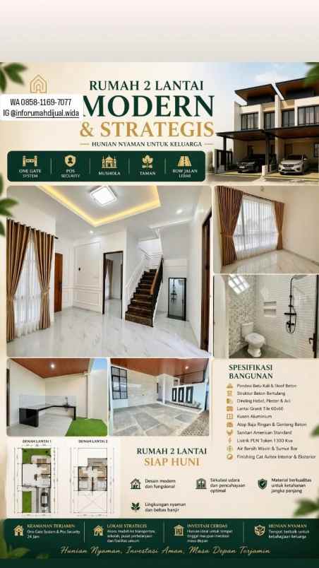 dijual rumah tambun