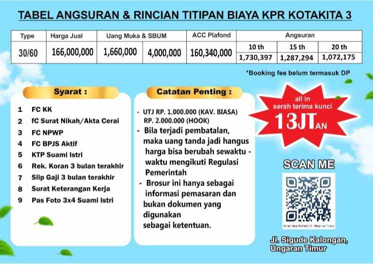 dijual rumah ungaran timur