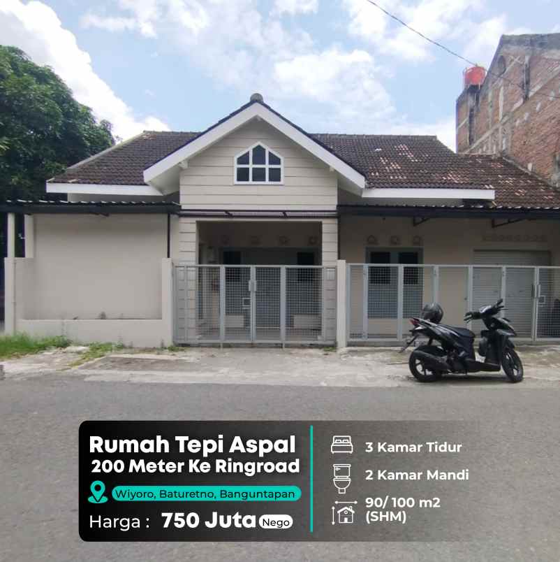 dijual rumah wiyoro baturetno banguntapan