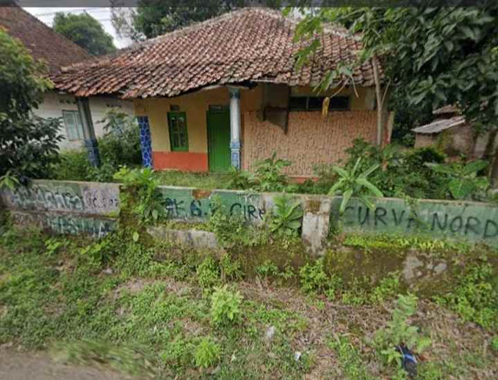 dijual tanah ada bangun rumah tdk kepakai pinggir jl