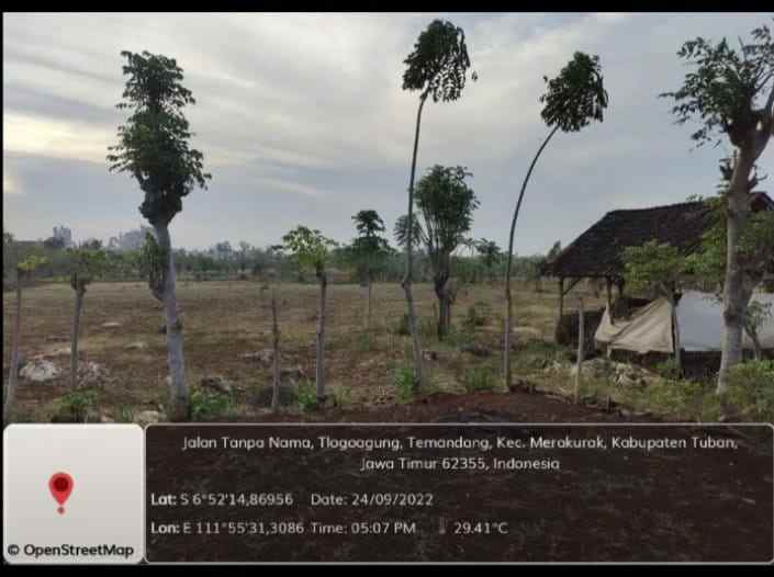 dijual tanah desa temandang kevamatan