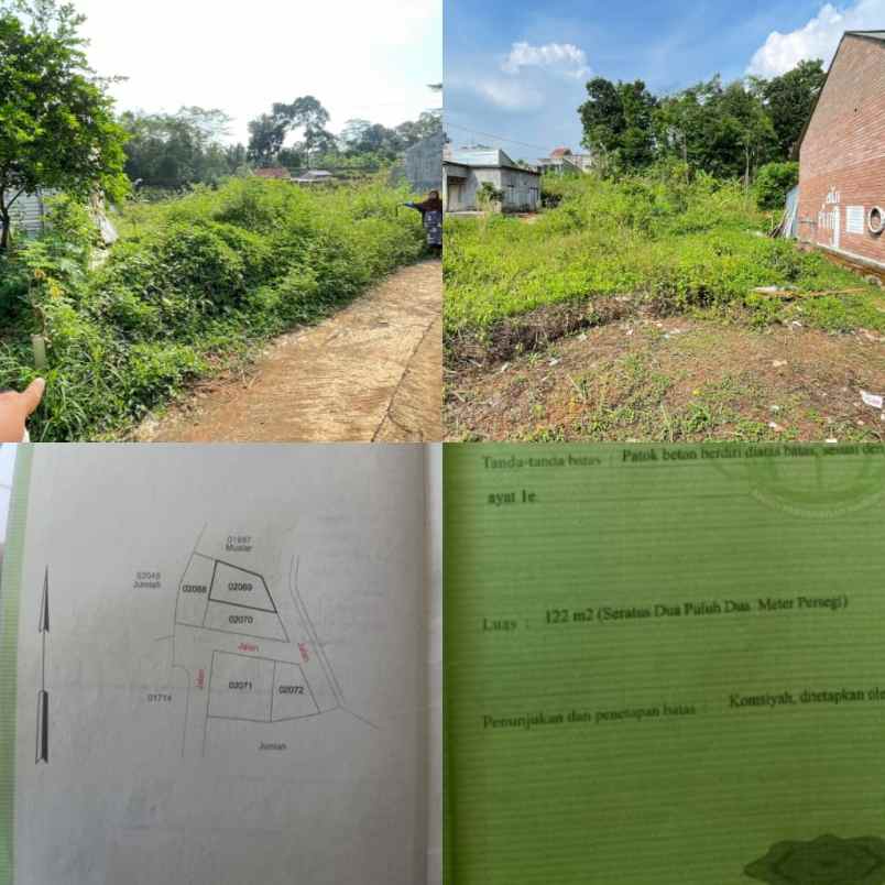 dijual tanah di cepoko kec gunung pati kota semarang