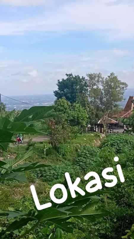 dijual tanah di lokasi wisata tebing breksi yogya