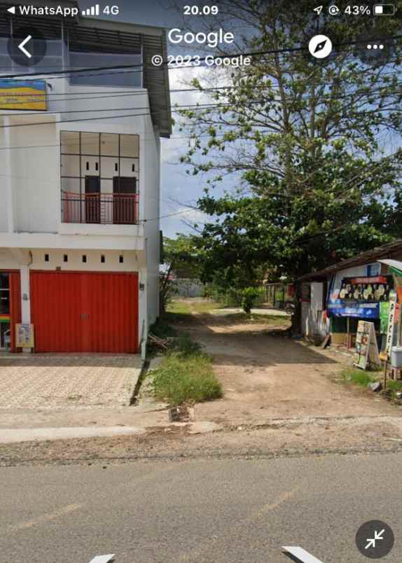 dijual tanah jalan karang anyar 1
