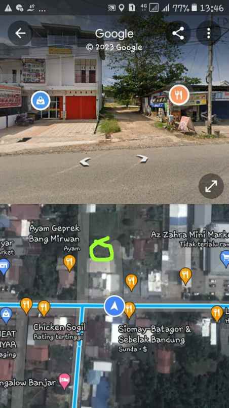 dijual tanah jalan karang anyar 1
