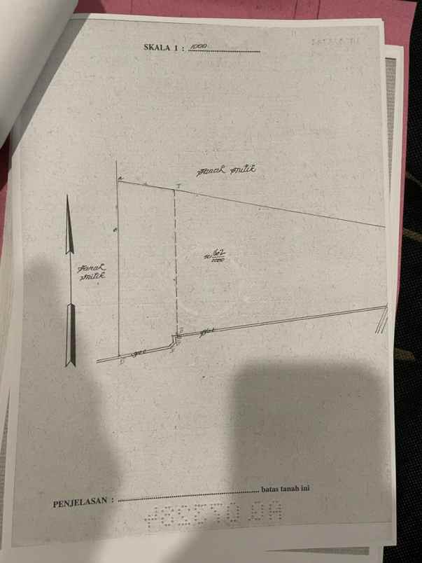 dijual tanah jl bidadari gn athena i