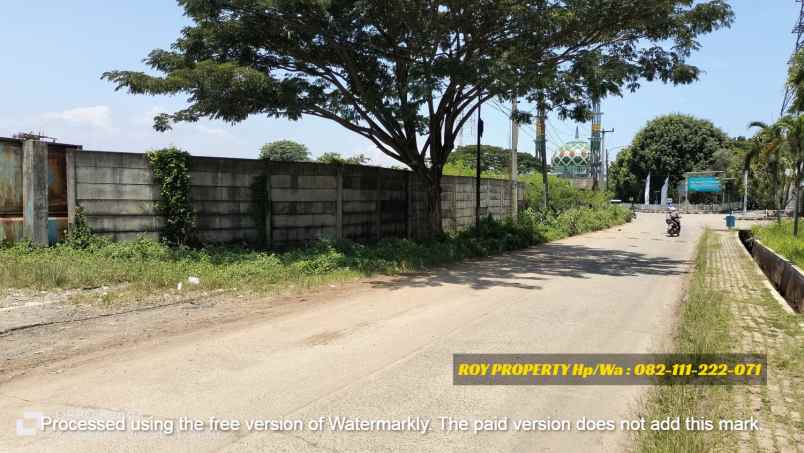 dijual tanah jl pltgu muara tawar