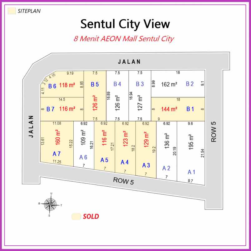dijual tanah jl raya bojong koneng